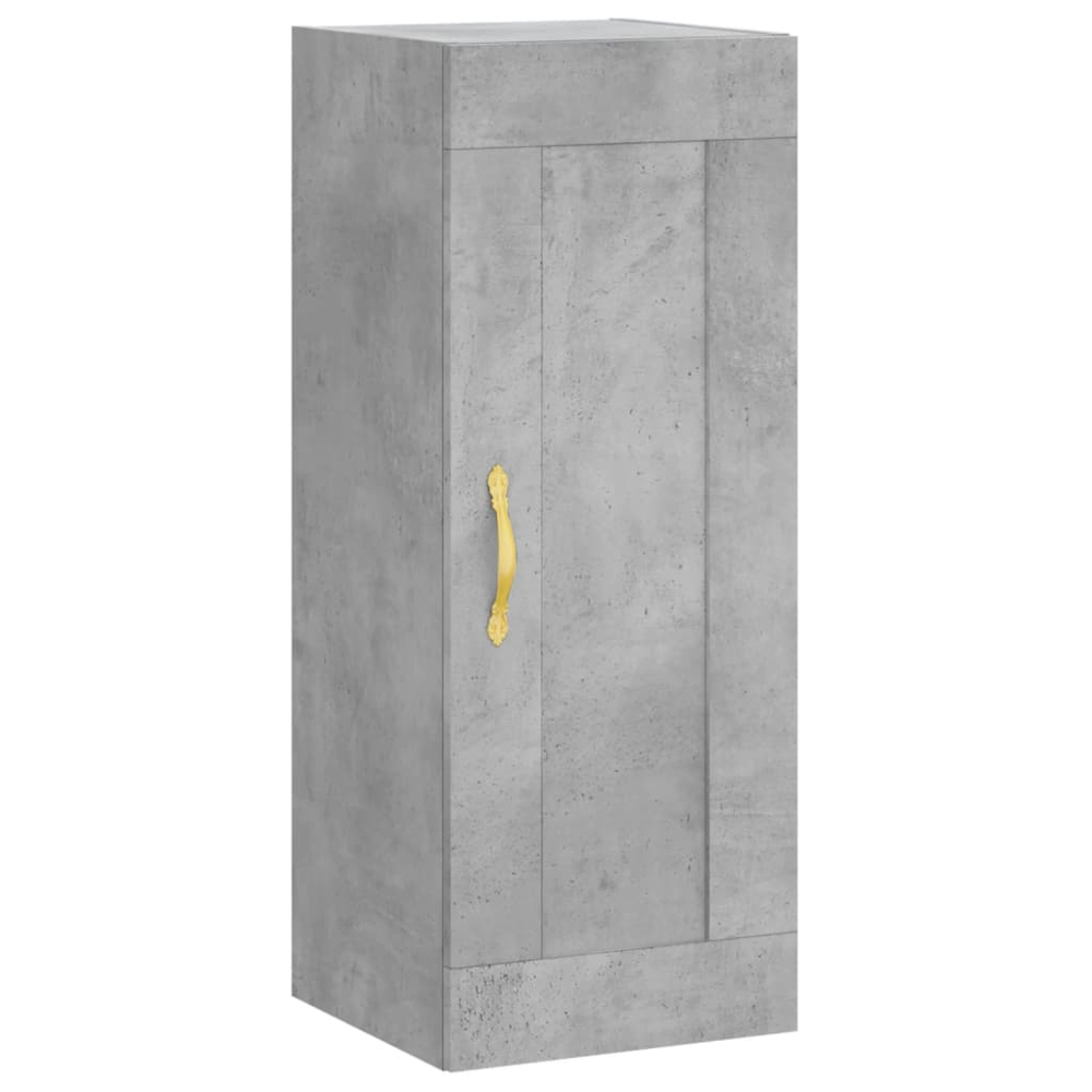 vidaXL 2 Door Concrete Grey Highboard Image 6