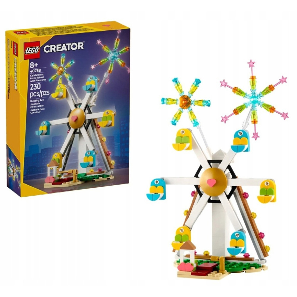 LEGO Promotional 40758 Big Celebration Ferris Wheel with Fireworks Building Set 230 Piece Image 2