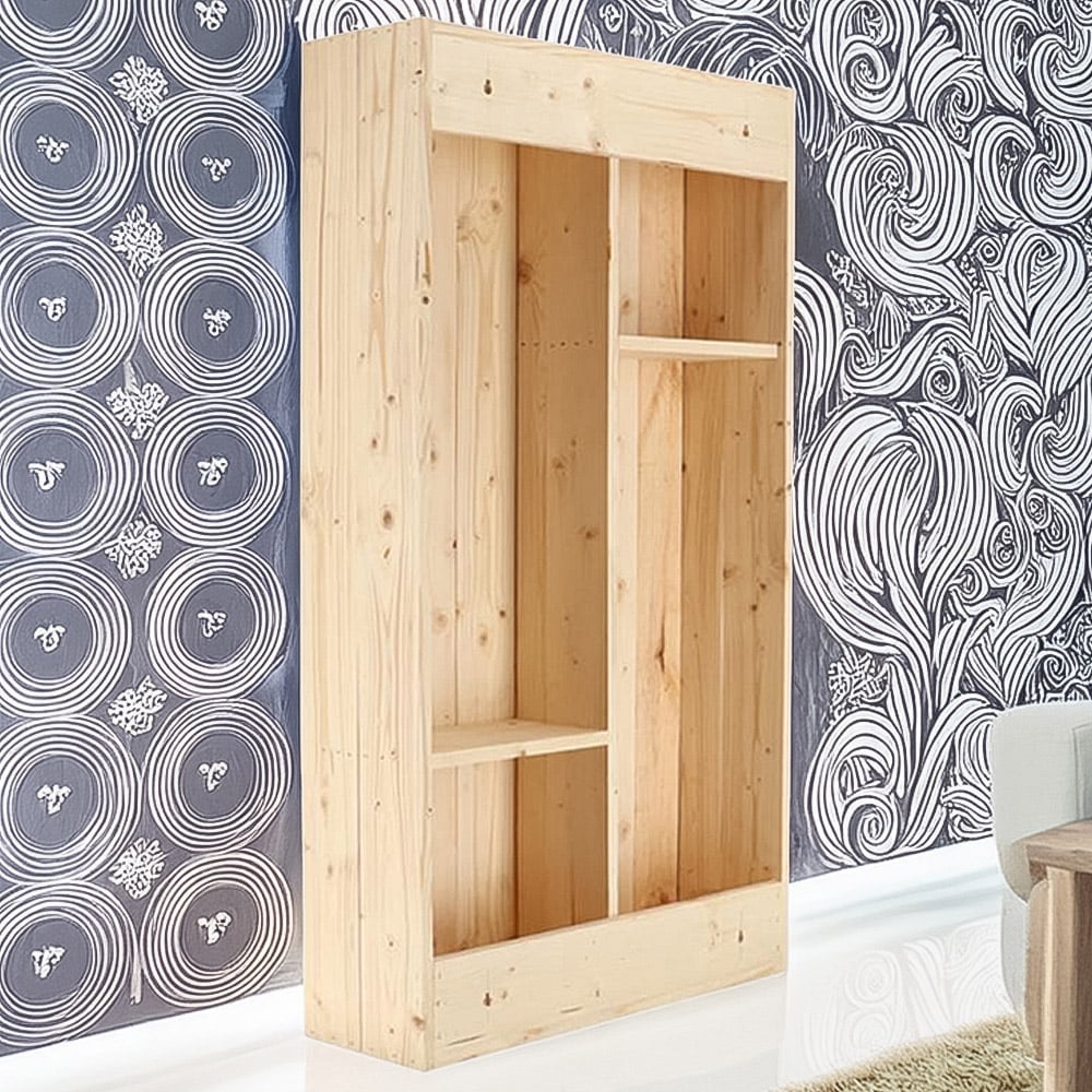 Fallen Fruits Natural Wooden Large Wall Bar Rack Image 2