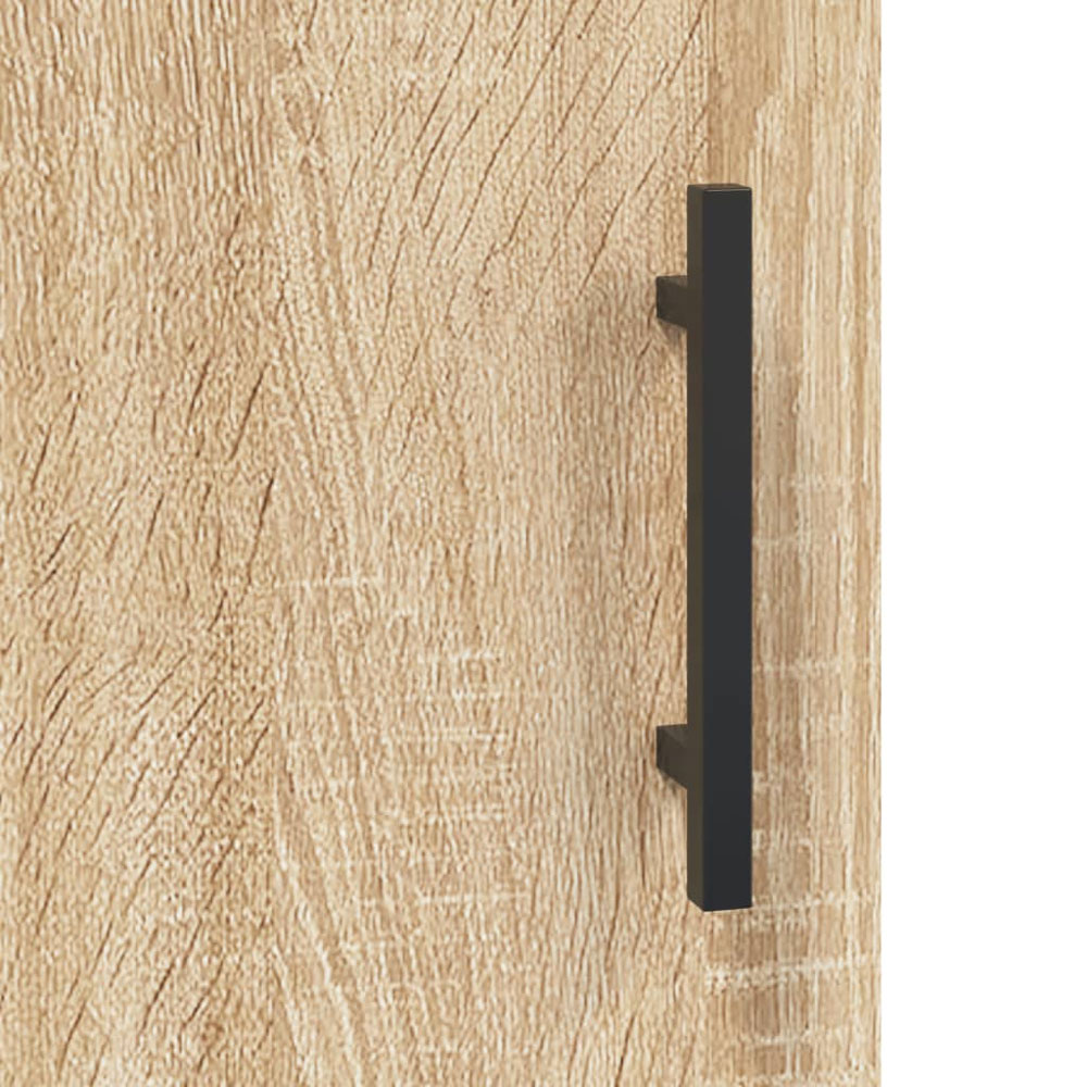 vidaXL 2 Door Sonoma Oak Sideboard Image 9