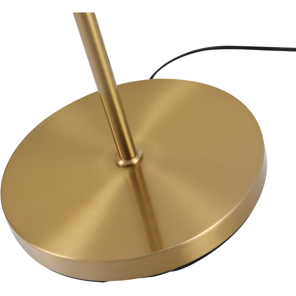 Portland Gold 2 Glass Shade Floor Lamp Image 3