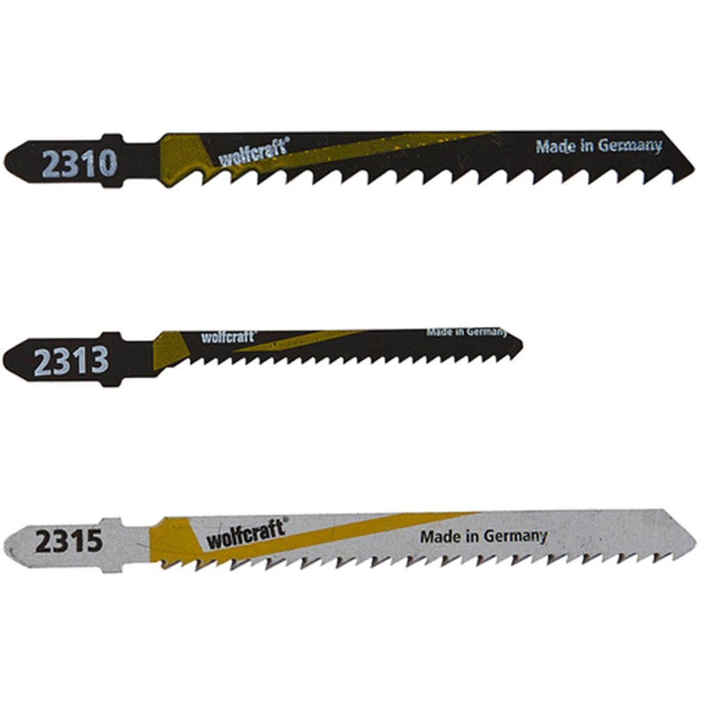 Wolfcraft R223890 6 Piece Professional Jigsaw Blade Set Image 1