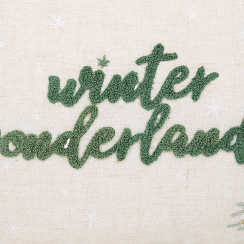 Winter Wonderland Cushion - Natural Image 4