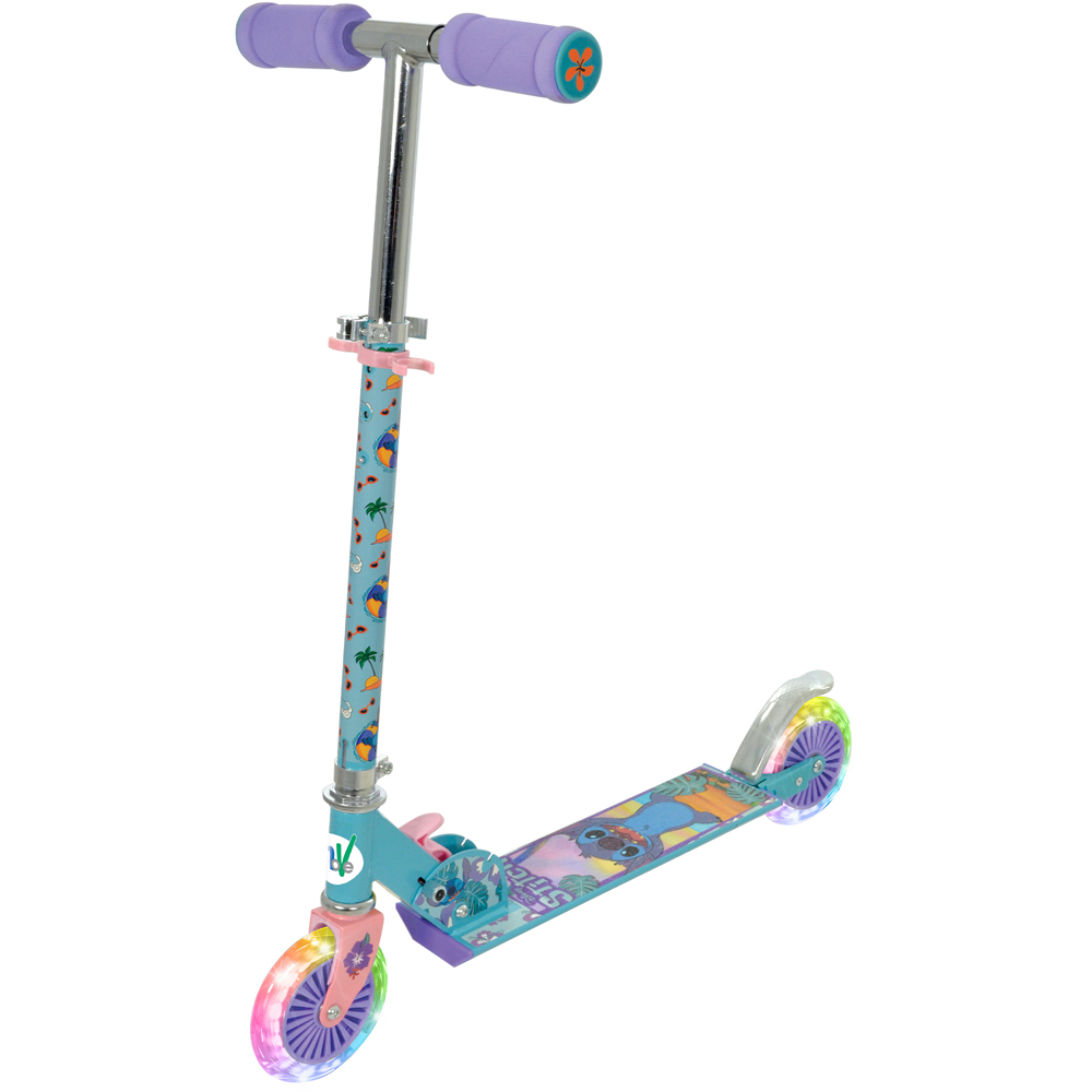 MoVe Stitch Folding Inline Scooter with Light Up Wheels Image 2