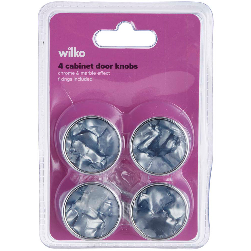 Wilko Chrome EP Door Pulls FC19334B 4 Pack Wilko