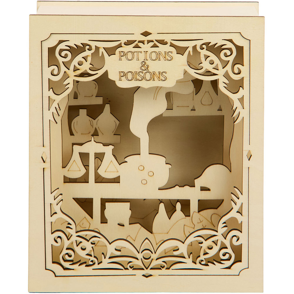 Paint Your Own Wooden Spellbook Decoration Image 3