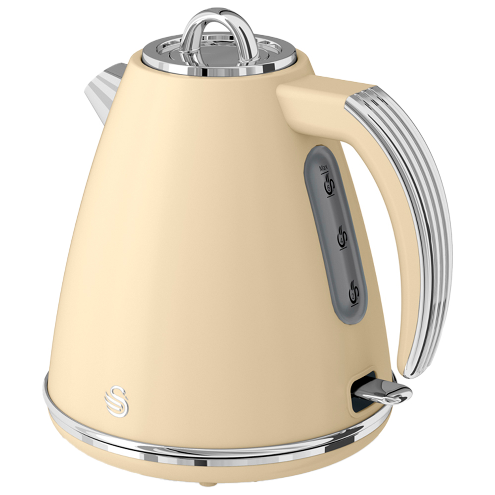 Swan SK19020CN Cream Retro 1.5L Jug Kettle Image 1