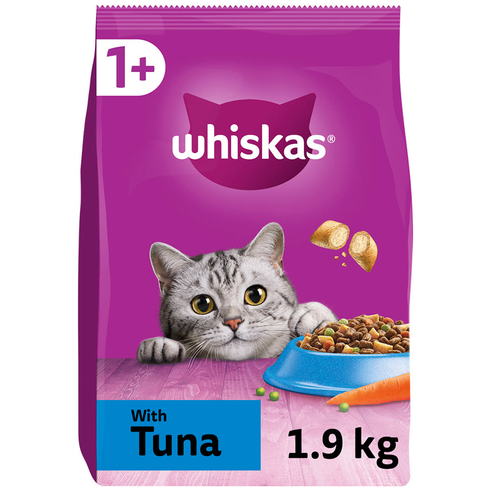 Whiskas Adult Tuna Flavour Dry Cat Food 1.9kg Image 1