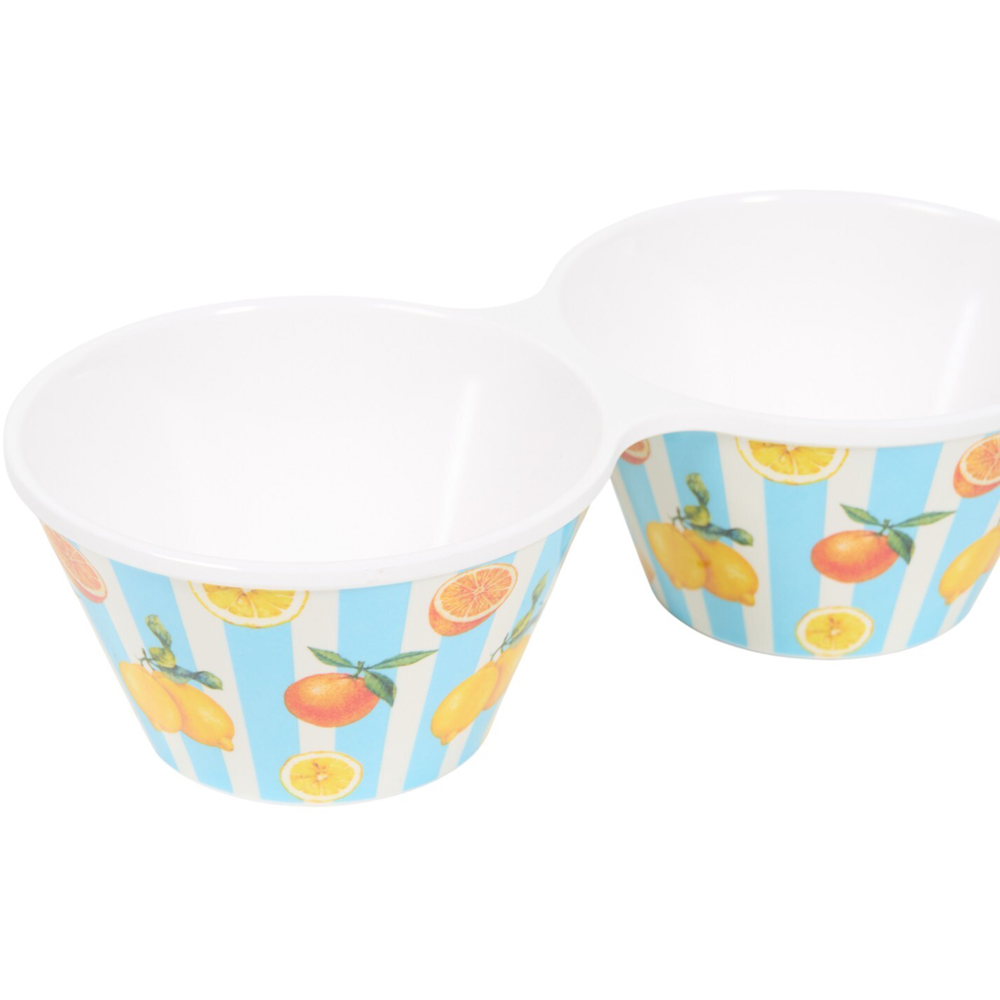 La Bella Vita 3 Bowl Tray Blue Image 4