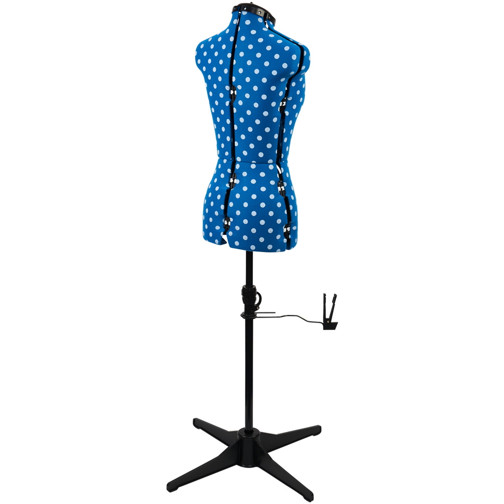 Sewing Online 5902P Duck Egg Polka Adjustable 8-Part Dressmakers Dummy with Hem Marker Petite Image 3