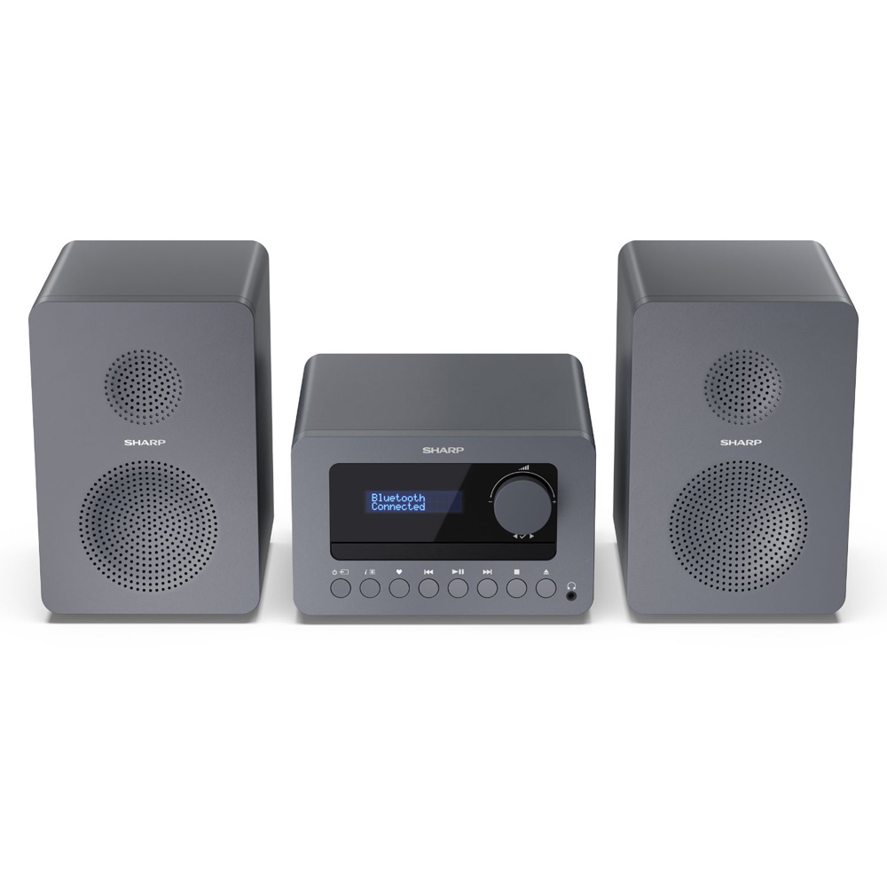 SHARP Tokyo XL-B514 Grey FM Hi-Fi Micro System Image 2