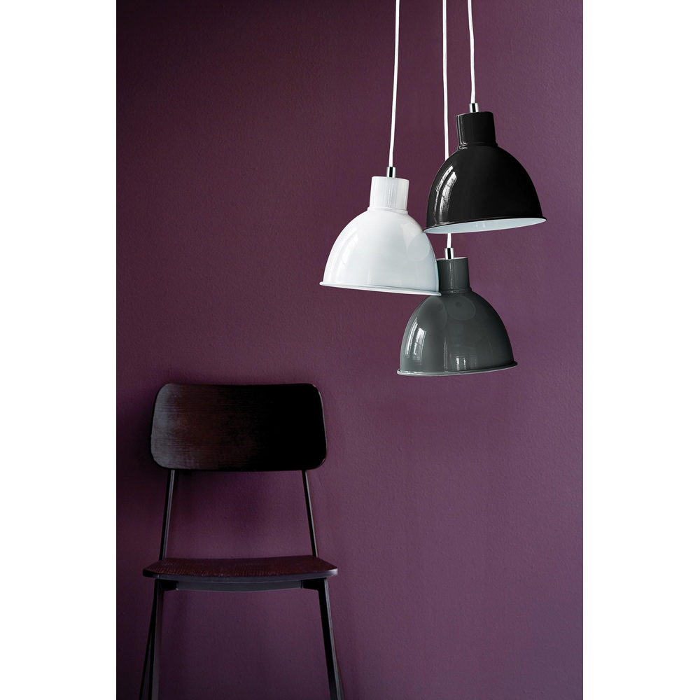 Nordlux Pop E27 Black Pendant Light Image 2