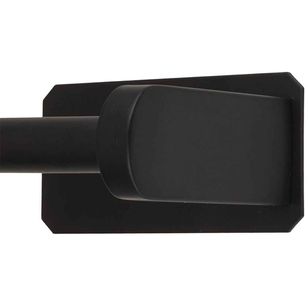 Living and Home Black Self-Adhesive Stainless Steel Toilet Roll Holder 14cm Image 7