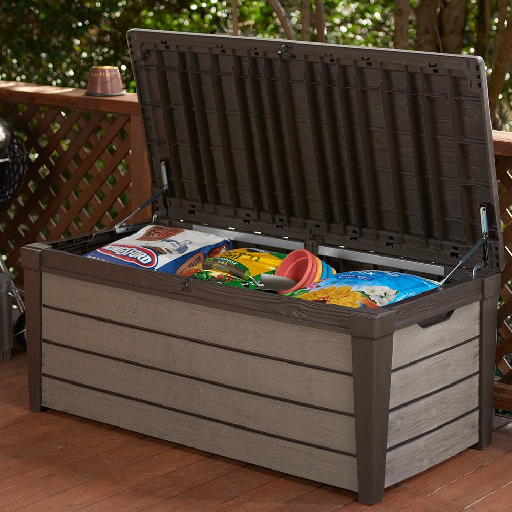 Keter 454L Brushwood WoodTextured Box Wilko