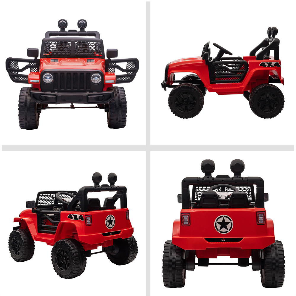 Kids Red Electric Off-Road Ride On Car Toy Truck 3-6 Years Image 4