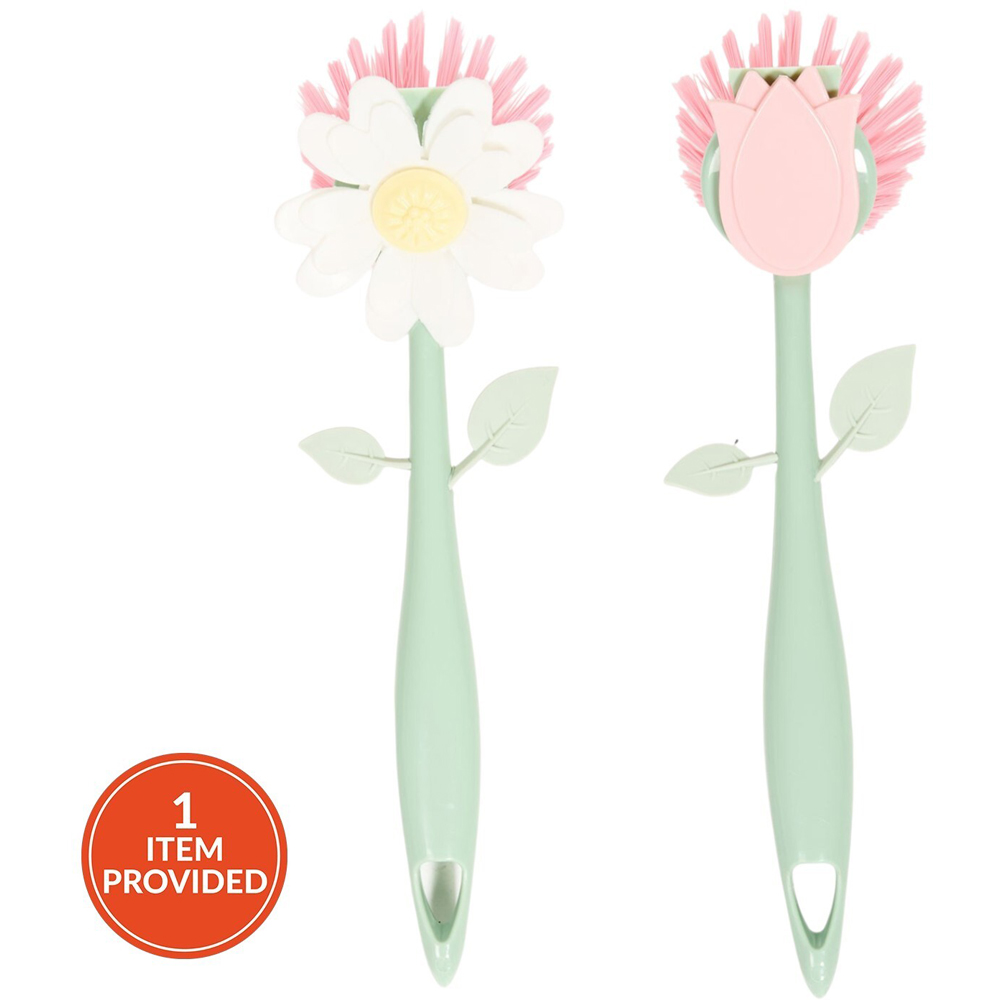 Flower Dish Brush Image 1