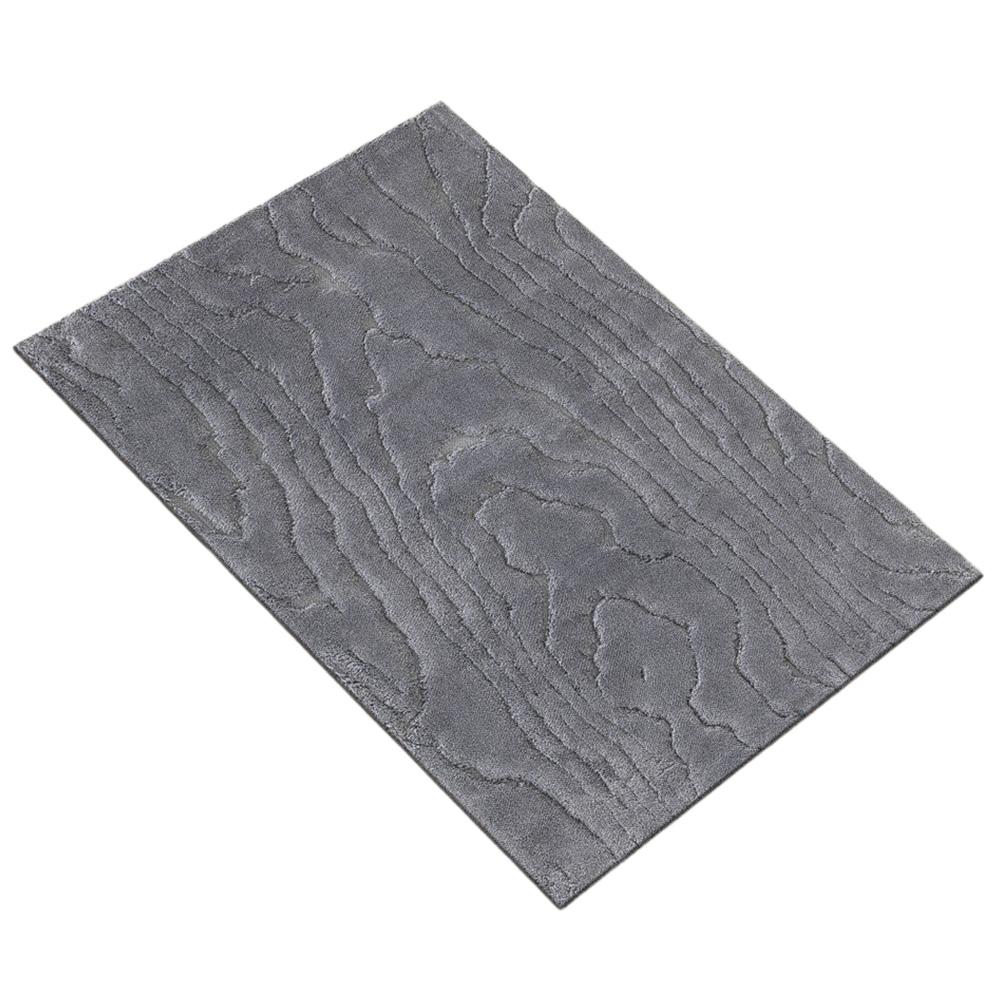 Aspen Wood Bath Mat - Dark Grey / 100cm Image 1