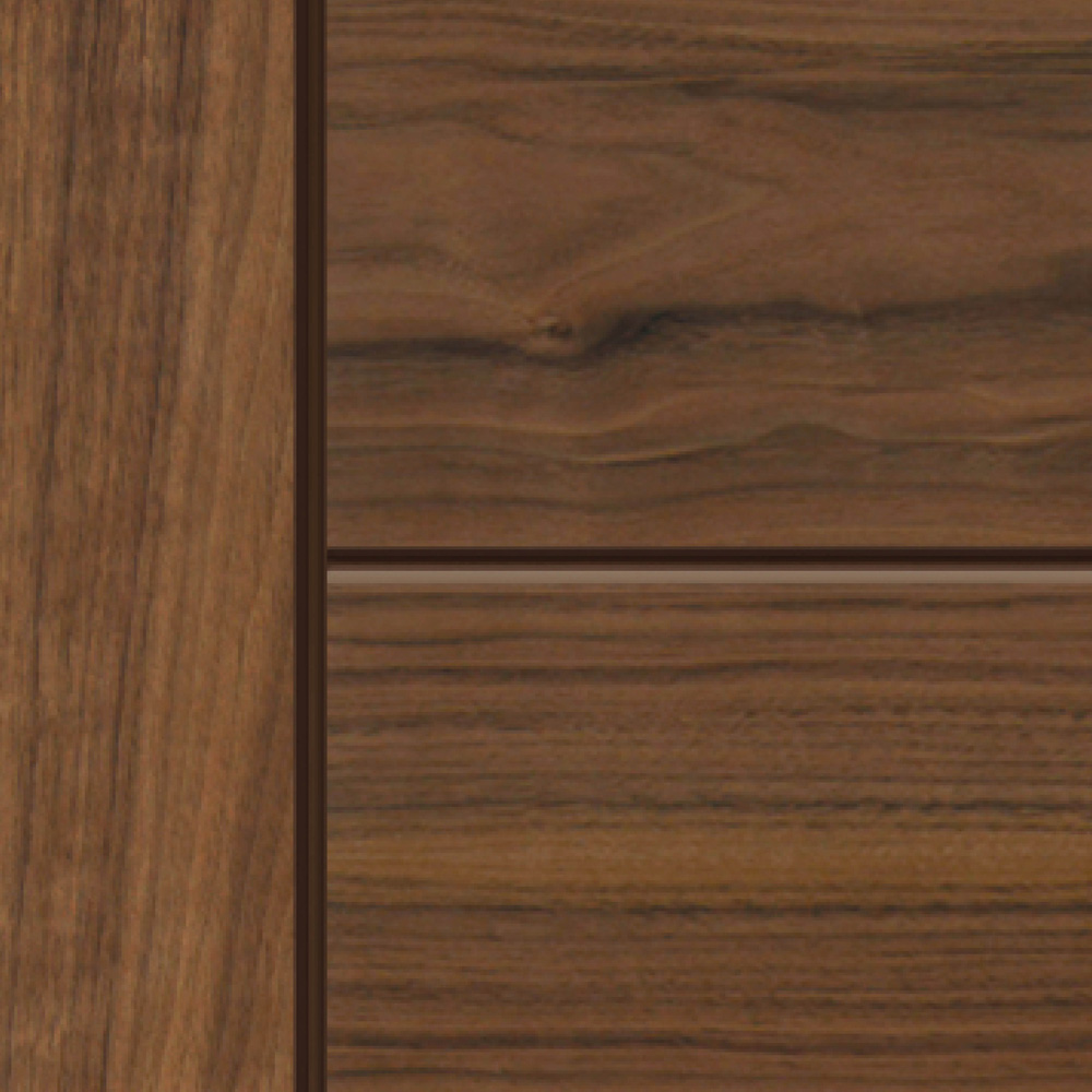 JB Kind Tigris Contemporary Walnut Internal Door 1981 x 838mm Image 3