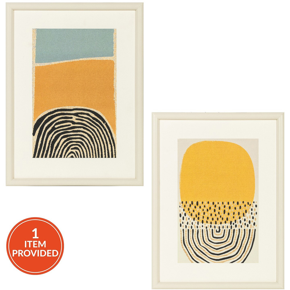 Abstract Sunrise Mounted Framed Print Image 1