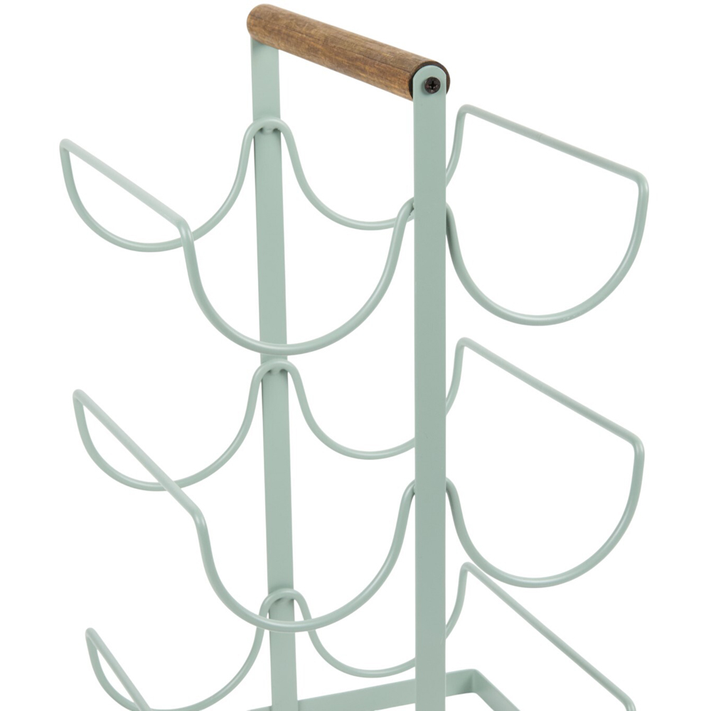 Stockholm Wine Rack with Wooden Handle Image 4