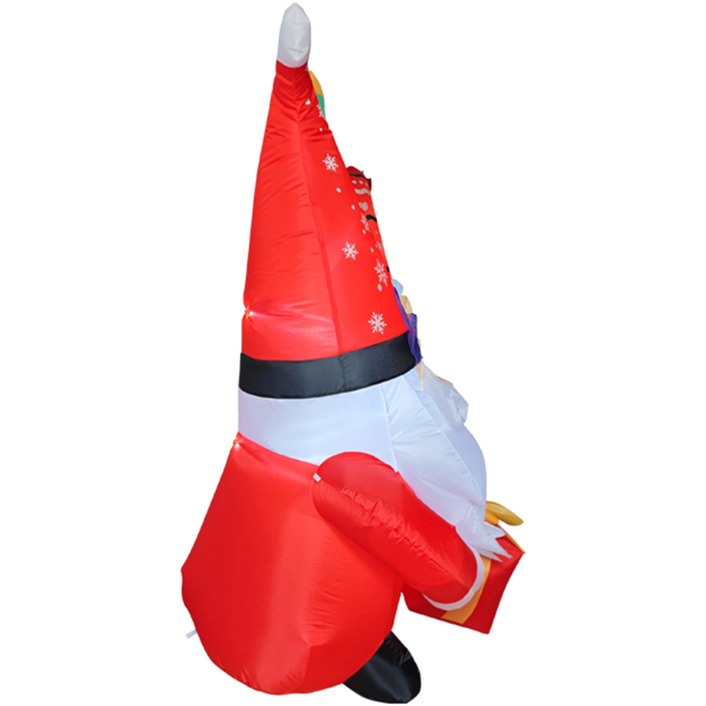 Living and Home Inflatable Multicolour Gnomes LED Christmas Decoration 6.9ft Image 4