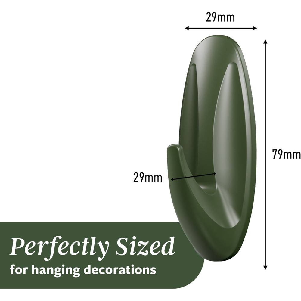 Pack of 4 Command Medium Designer Hooks Rosemary Image 9