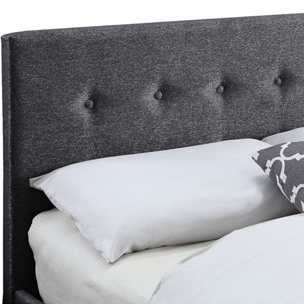 Home Treats King Size Dark Grey Ottoman Bed Image 5