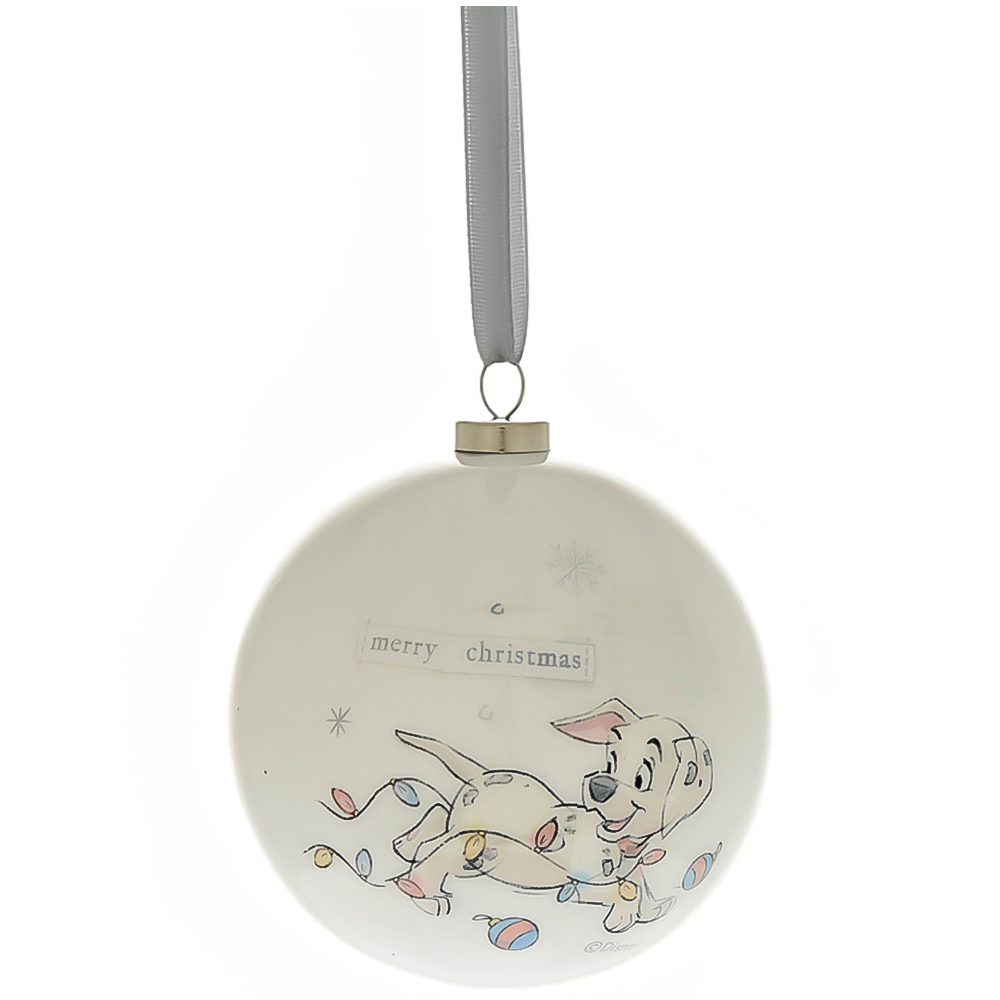 Disney Magical Beginnings White Multi Character Christmas Bauble 12 Pack Image 3