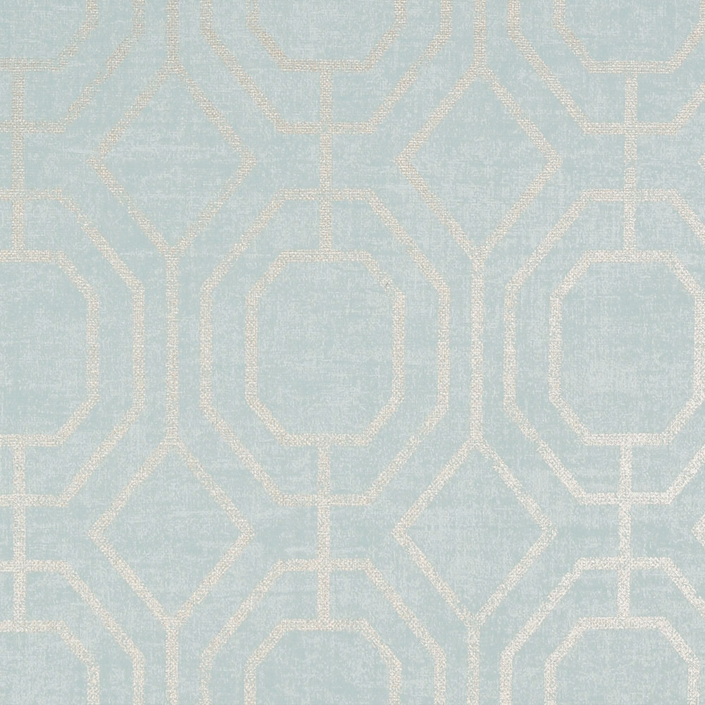 Superfresco Easy Luxe Geo Duck Egg Wallpaper Image 3