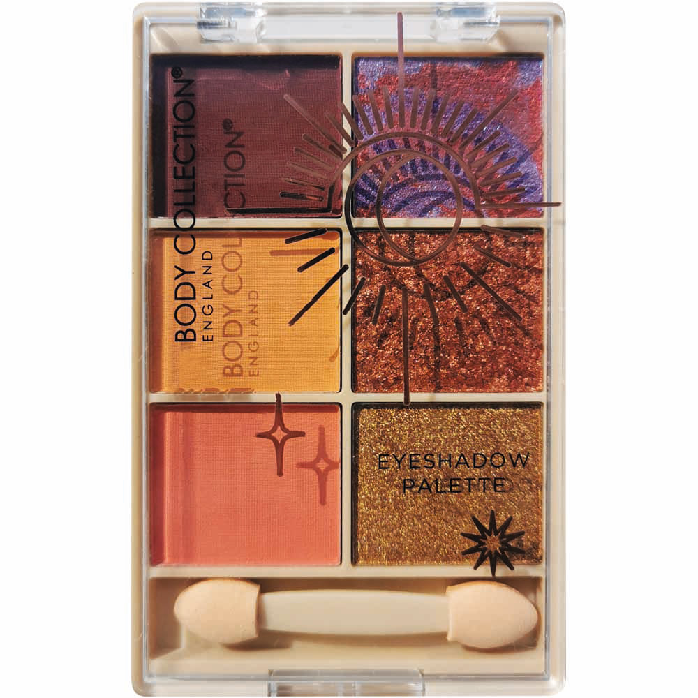 Body Collection Complete Eye Shadow Palette Red Sunset 6 Pan Image 1
