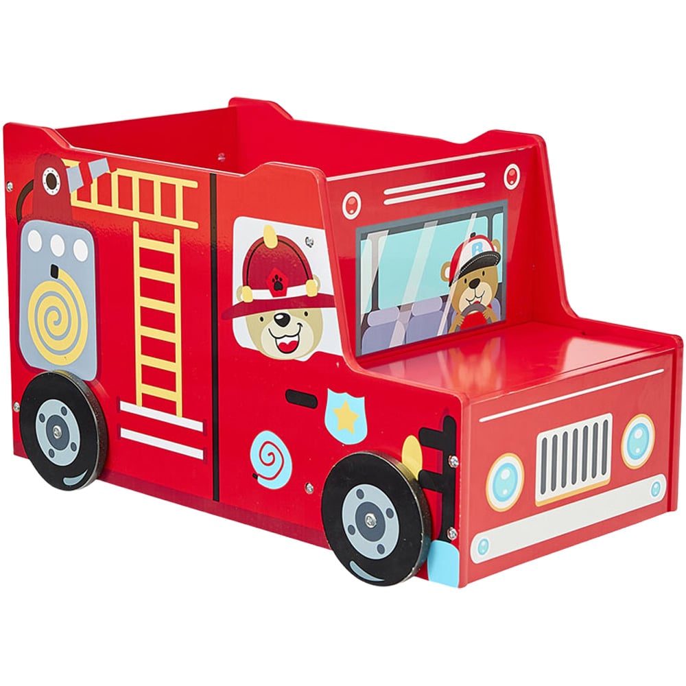 Liberty House Toys Kids Fire Engine Toy Box Image 2