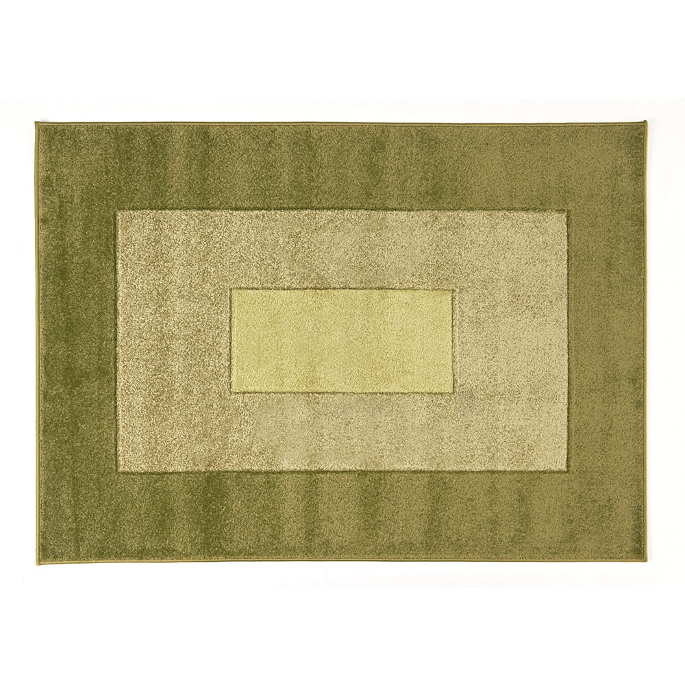 Wilko Tamara Rug Green 120 x 170cm Wilko