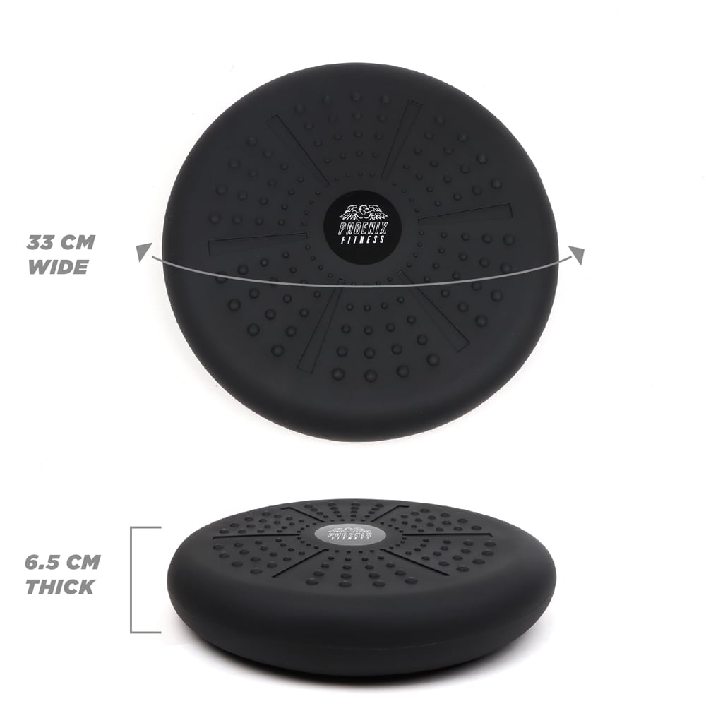 Phoenix Black Wobble Cushion Image 3