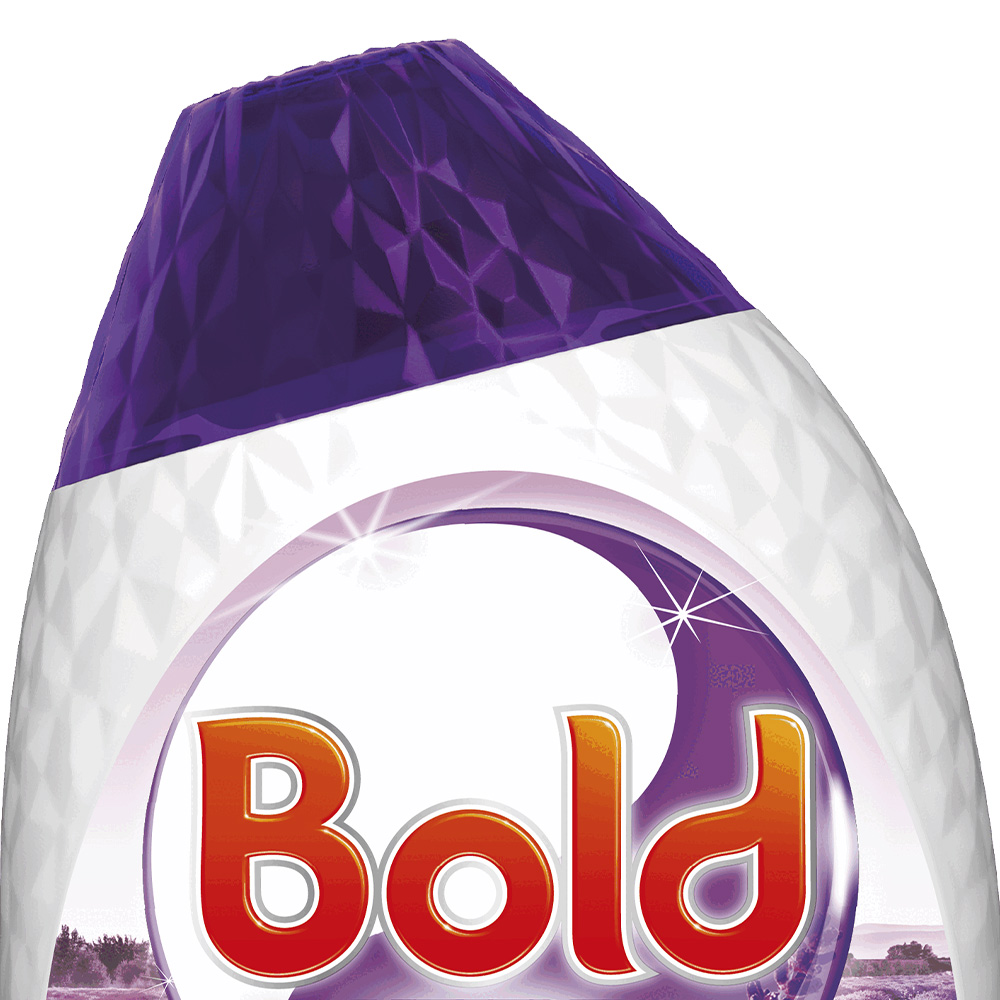 Bold 2in1 Lavender and Camomile Washing Liquid Detergent Gel 35 Washes Case of 6 x 1.23L Image 3