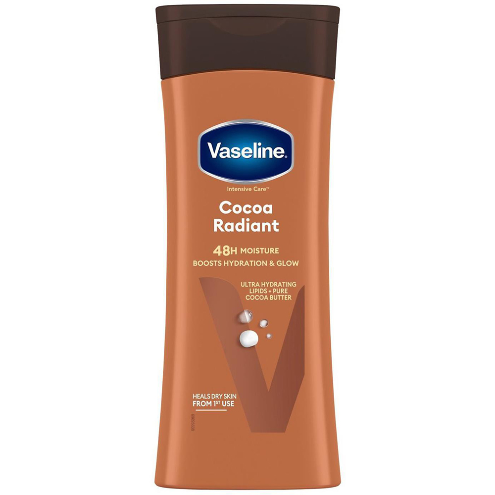 Vaseline Intensive Care Dry Skin Cocoa Radiant Body Lotion 400ml 8 Pack Image 2