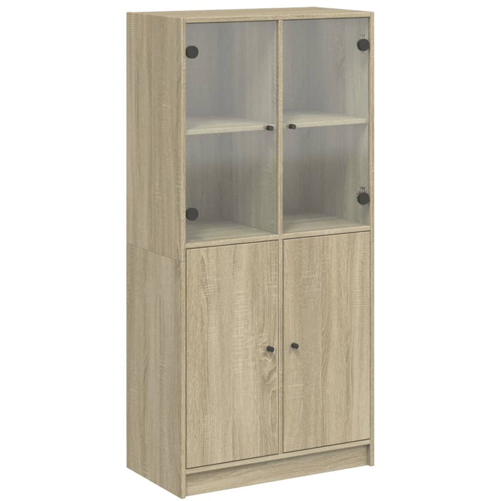 vidaXL 4 Door Sonoma Oak Highboard Image 2