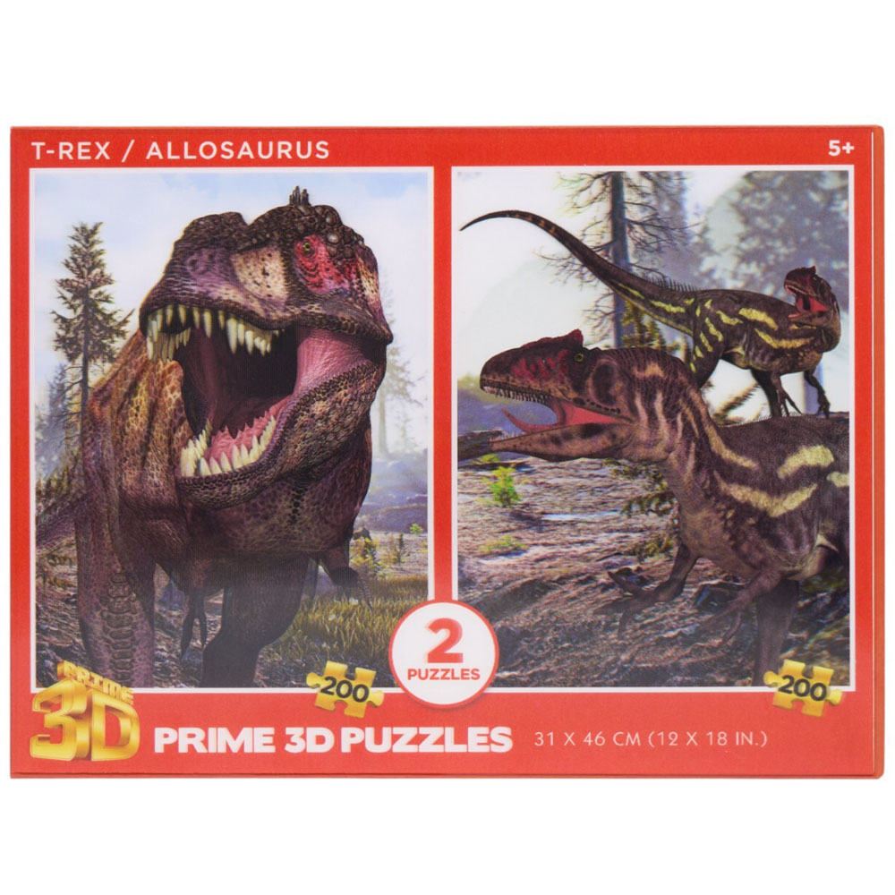 Pack of 2 Dinosaur 3D Puzzles Image 4