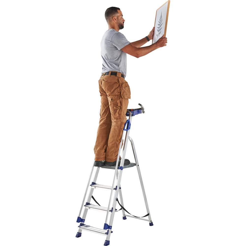 Werner 4 Tread Workstation Step Ladder Image 3