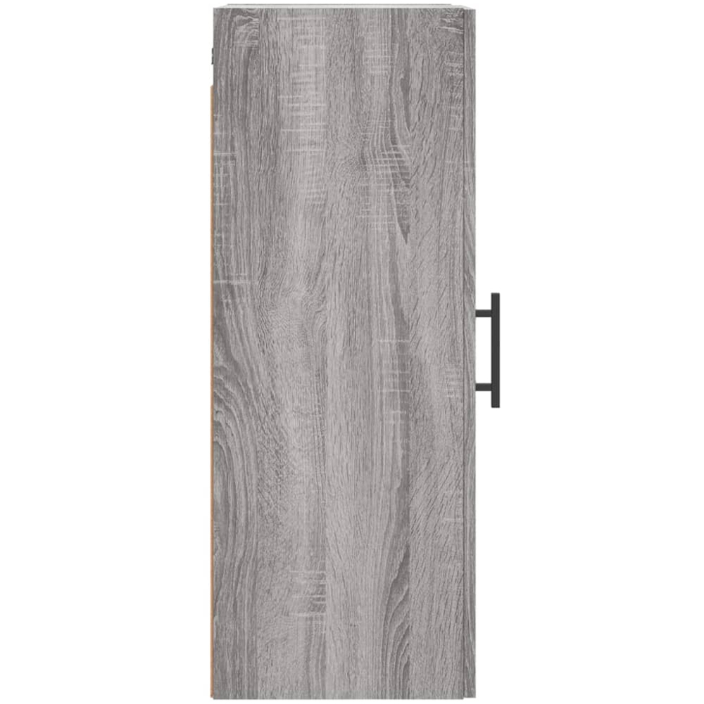 vidaXL Single Door Grey Sonoma Wall Mounted Cabinet Image 8