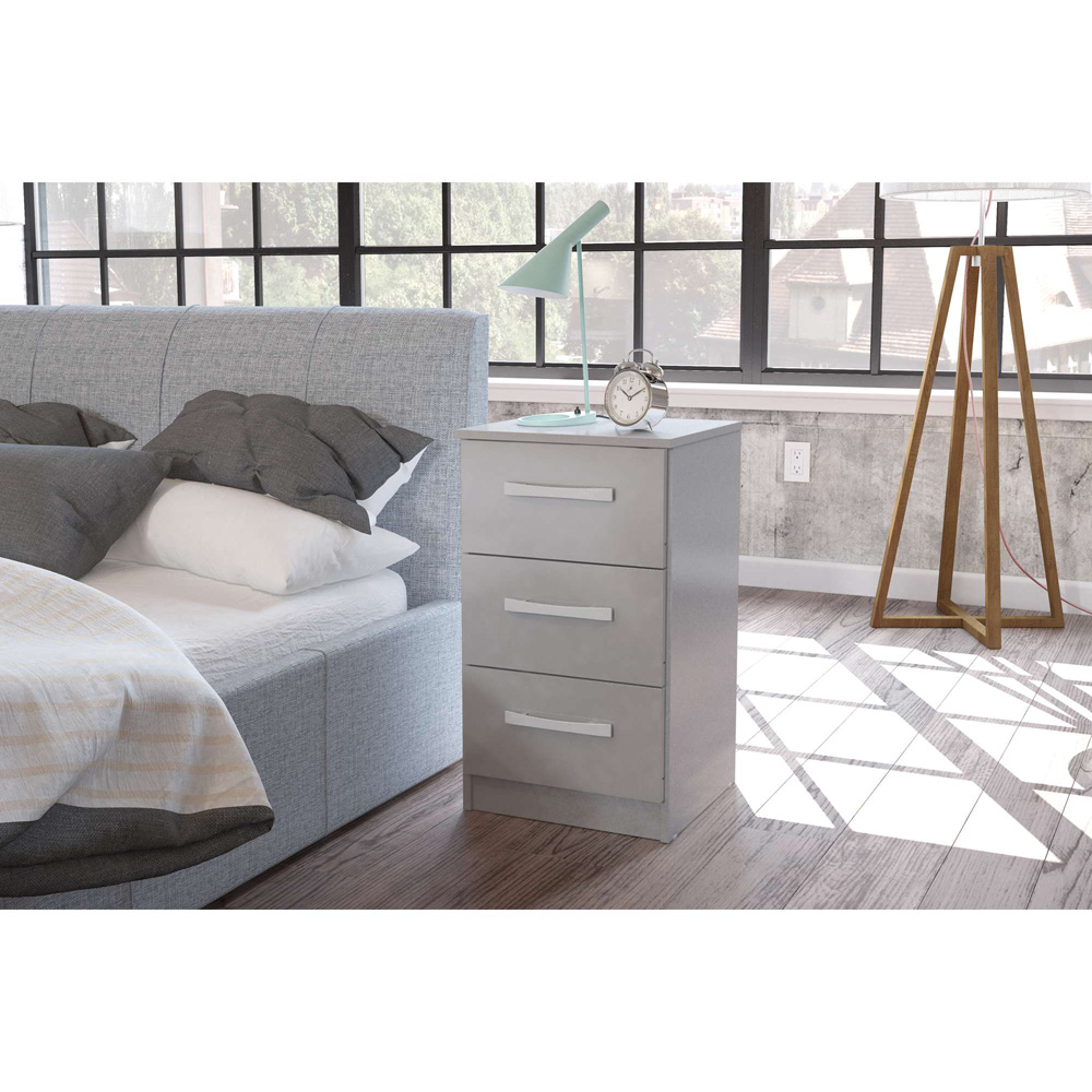 Birlea Lynx Grey 4 Piece Bedroom Furniture Set Image 5