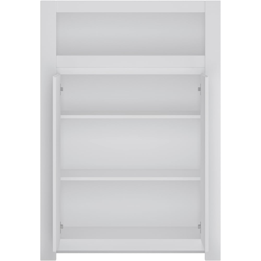 Florence 2 Door Alpine White Cabinet Image 3