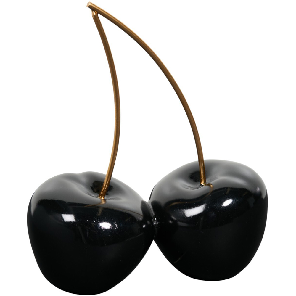 Black and Gold Cherry Ornament Image 3
