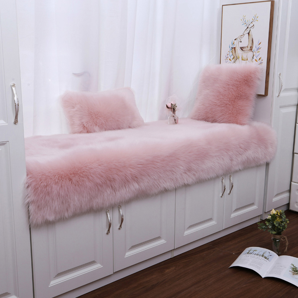 Living and Home Pink Rectangle Soft Shaggy Rug 60 x 120cm Image 4