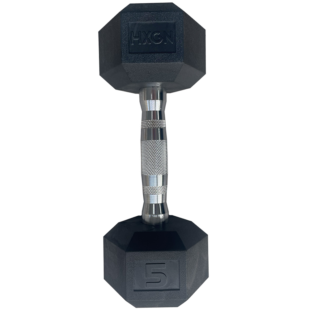HXGN Pro Hexagonal Dumbbell 5kg 2 Pack Image 6
