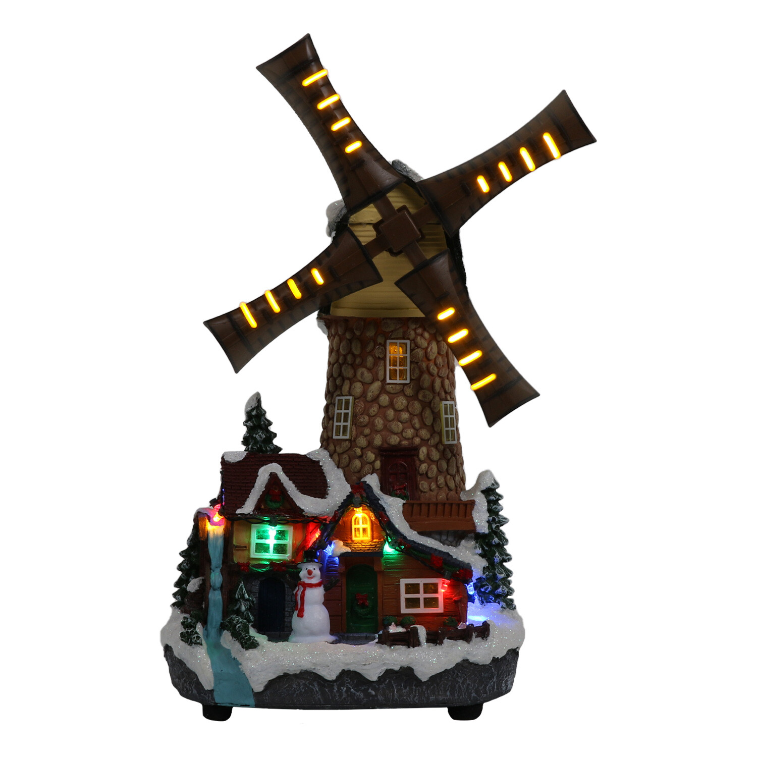 Christmas Windmill - Brown Image 1
