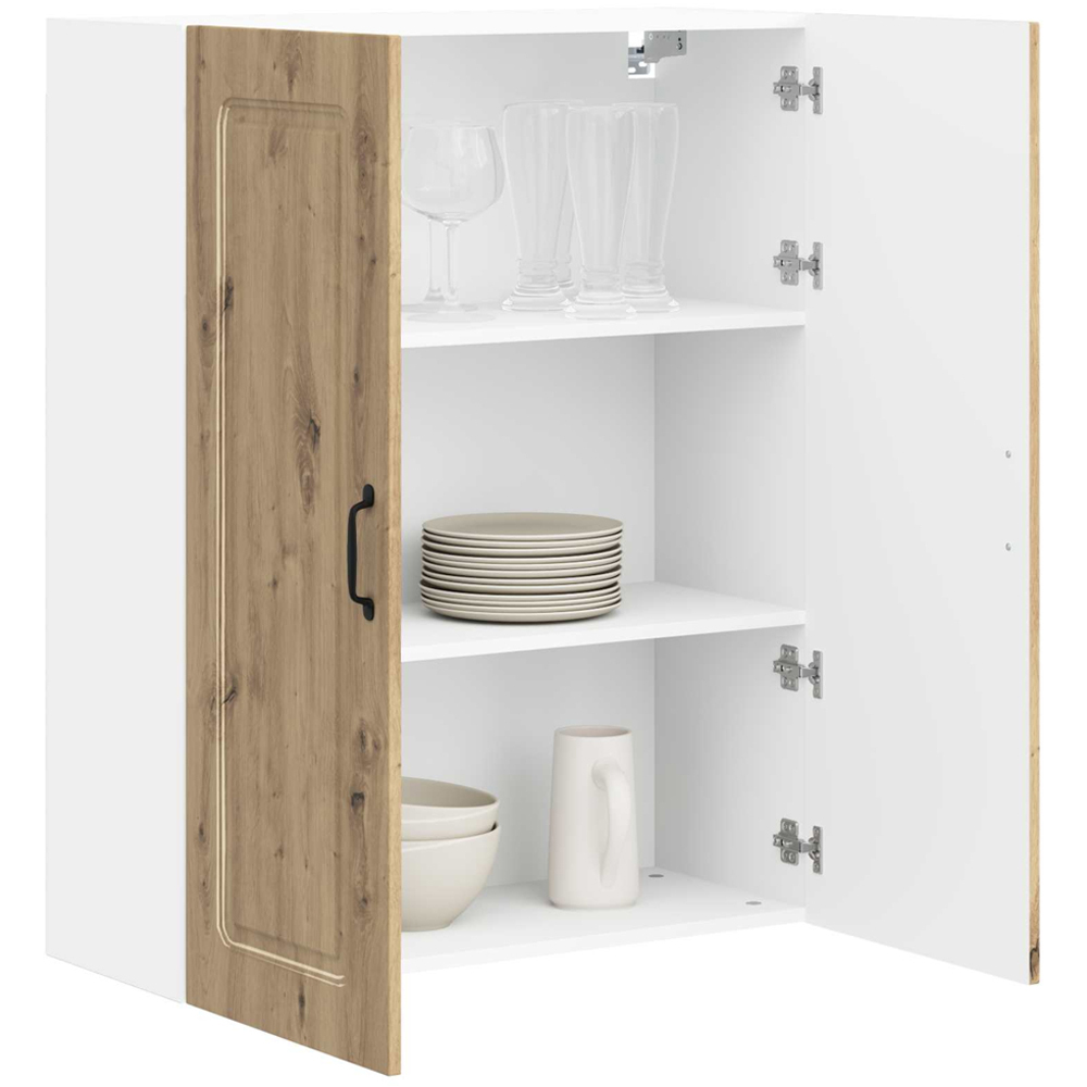 vidaXL 2 Door Artisan Oak Kitchen Wall Cabinet Image 3