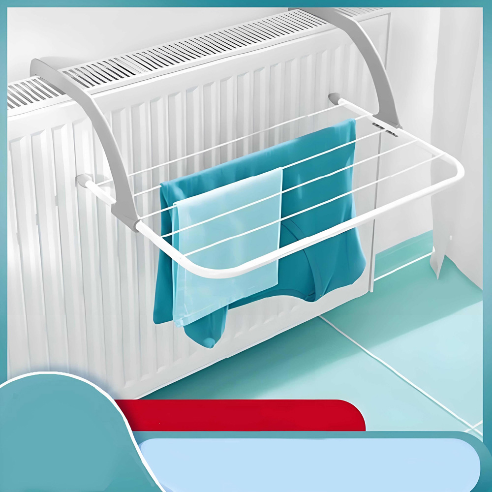 Avilo Foldable Hanging Drying Rack with Easy-To-Hang Hook Image 4