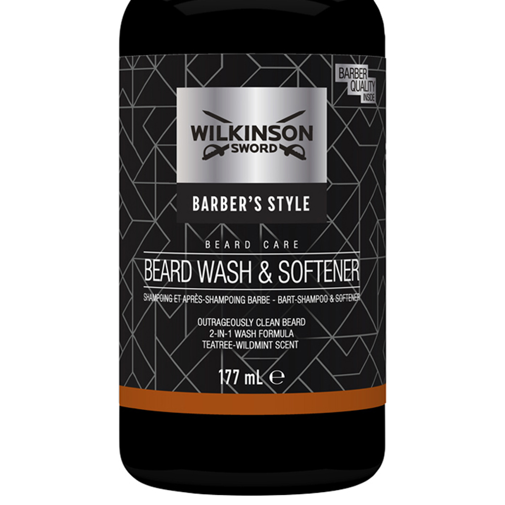 Wilkinson Sword Barber Style Beard Wash and Softener 177ml Image 4