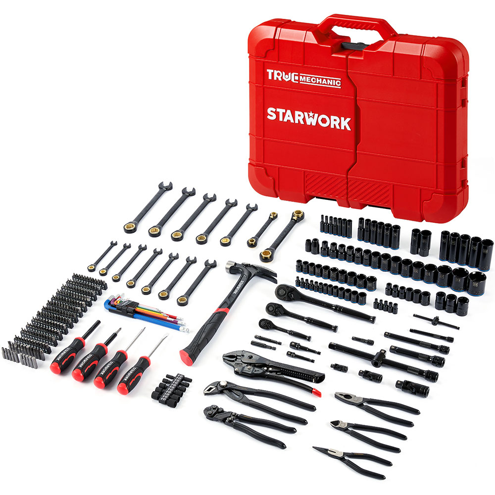 STARWORK True Mechanic 306 Piece Mechanics Tool and Socket Set Image 1
