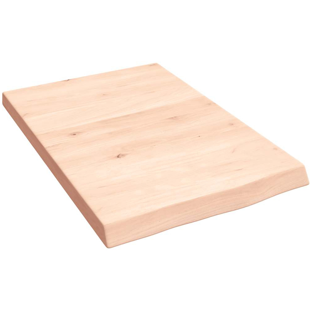 vidaXL 40 x 60 x 4cm Set of 2 Untreated Solid Wood Acacia Wall Shelf Image 1
